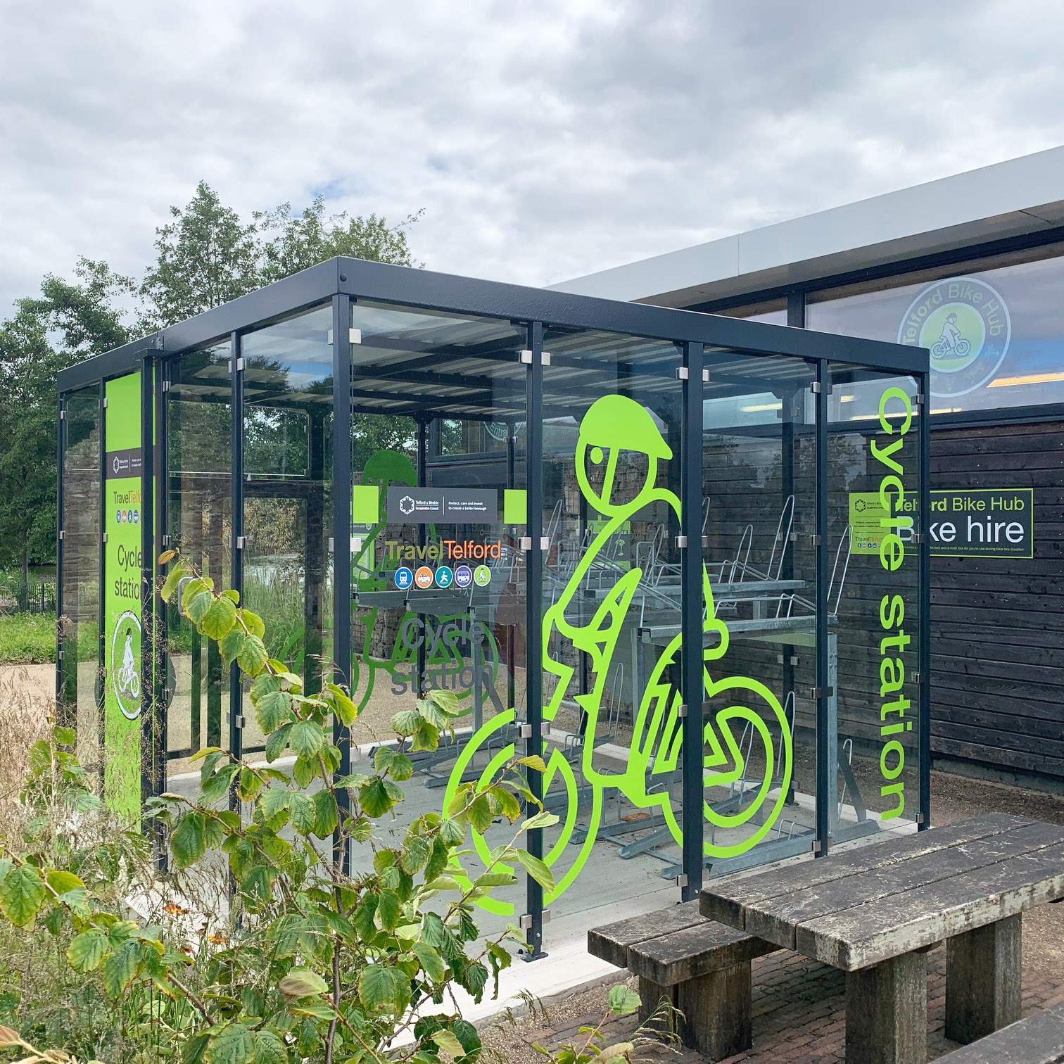 Telford Town Park Cycle Hub